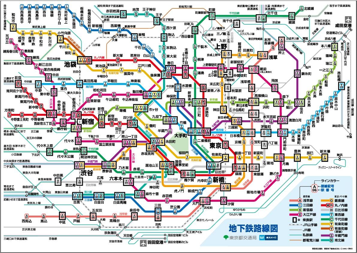 地図東京都中