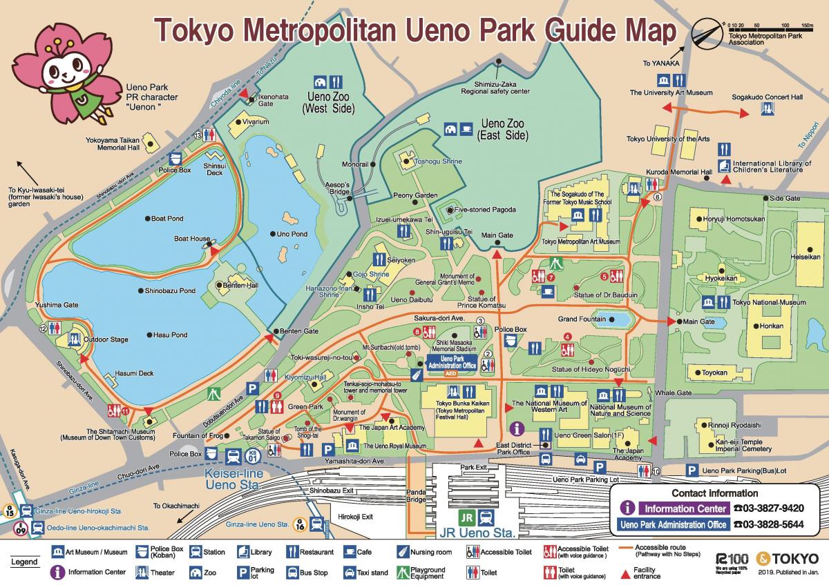 地図の上野公園