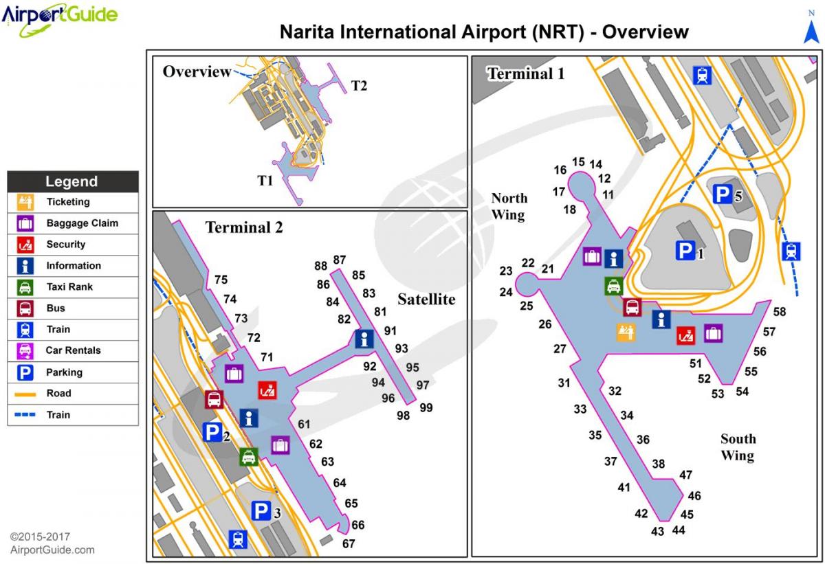 nrt東京都空港地図