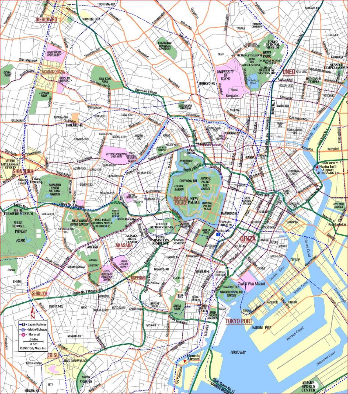 地図東京都公園