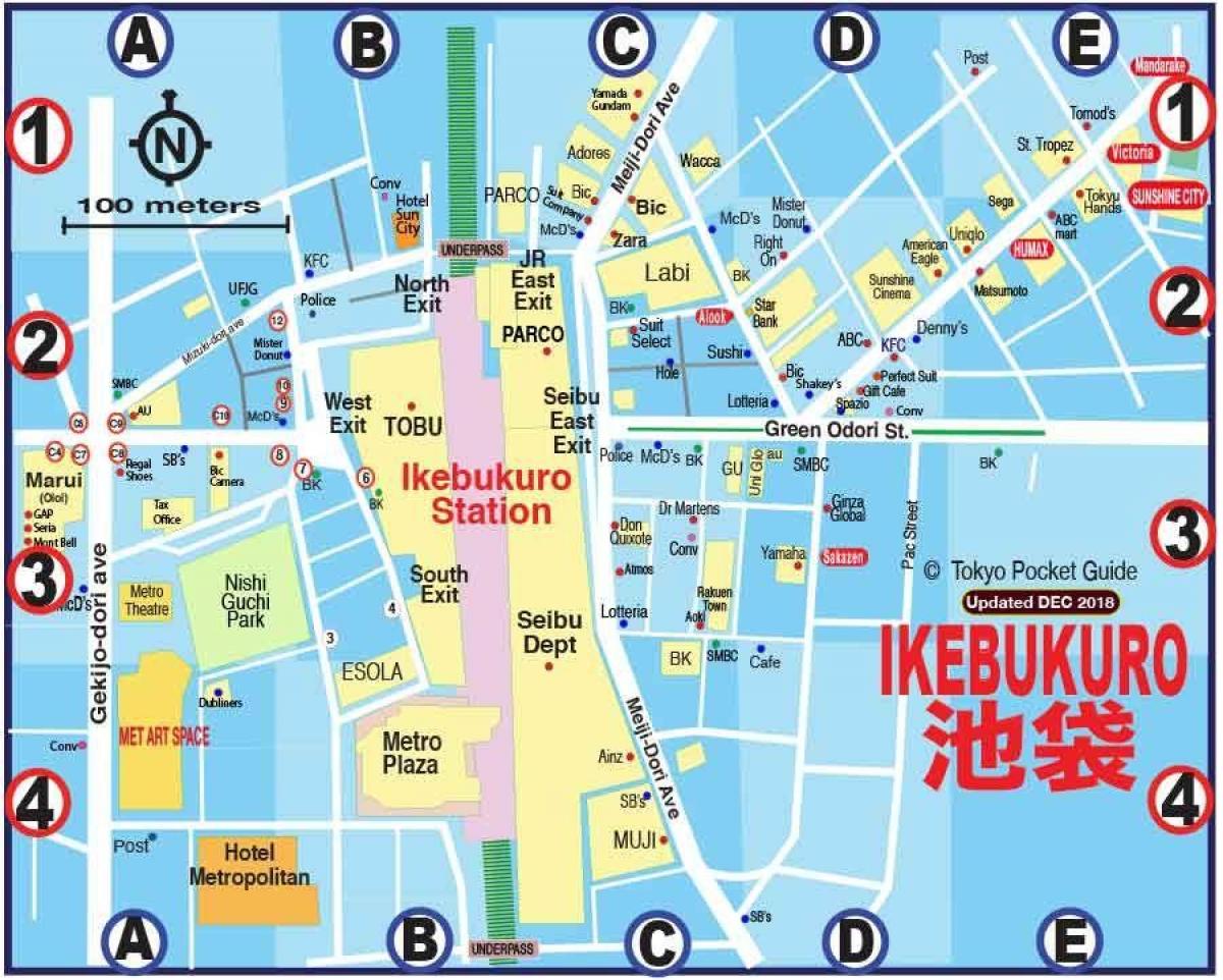 地図東京池袋