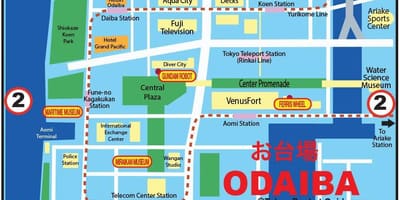 東京お台場地図