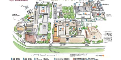 地図上智大学キャンパス