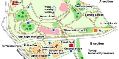 地図の代々木公園