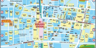 新宿の地図