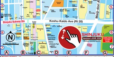 新宿ショッピング地図