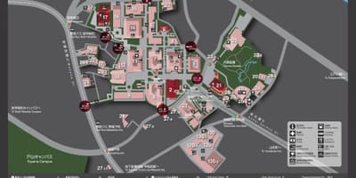 早稲田大学キャンパスマップ