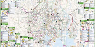 東京都市バス-地図