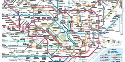 東京地下鉄マップenglish