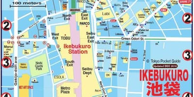 地図東京池袋