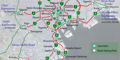 地図東京高速道路