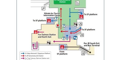 地図浜松町駅
