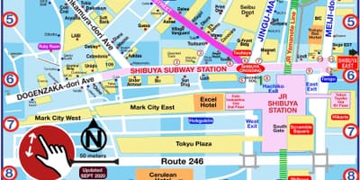 渋谷ショッピング地図