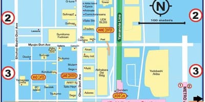 地図東京秋葉原
