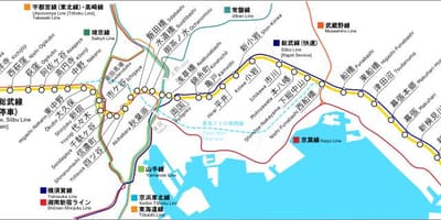 地図の総武線