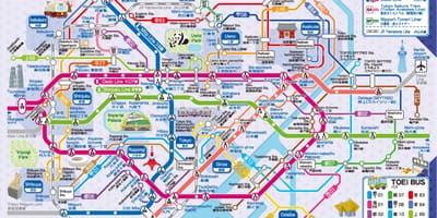 都営線の地図